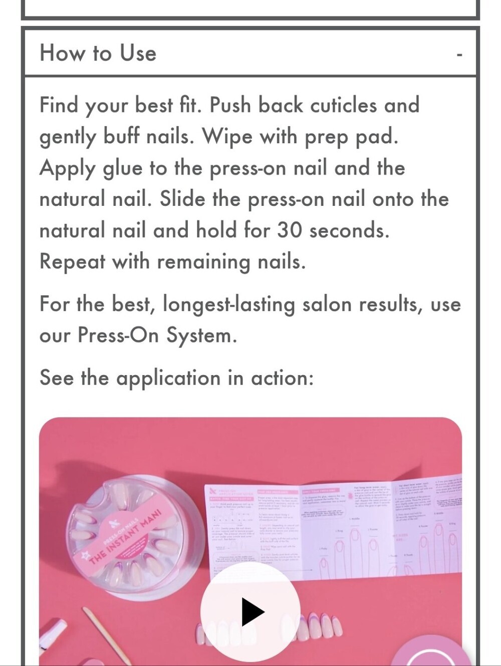 Olive & June The Instant Mani press-on nail set in the Neon Lines design Almond - Picture 11 of 11